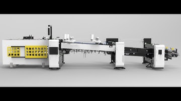 FFG flexo printer slotter inline folder gluer strapper casemaker machine #xinyu #carton #packing