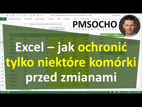 Wideo: Jak Chronić Komórkę Przed Zmianami W Programie Excel