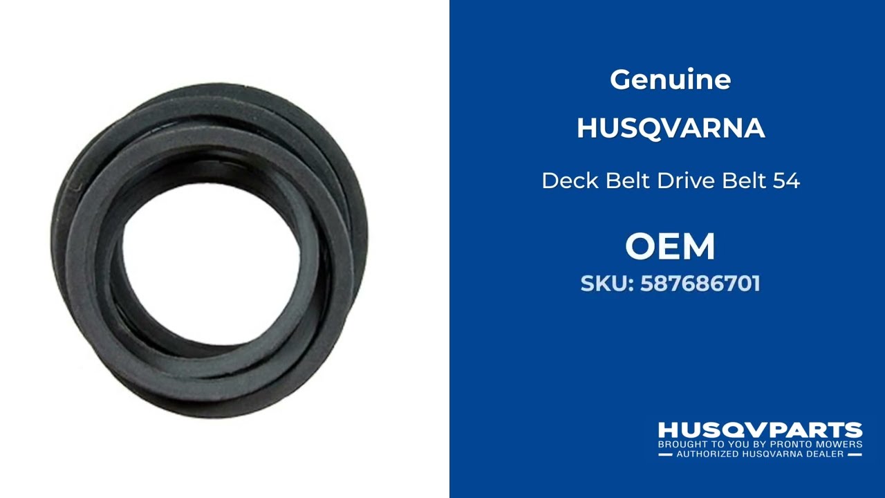 587686701 Husqvarna Deck Belt Drive Belt 54 OEM