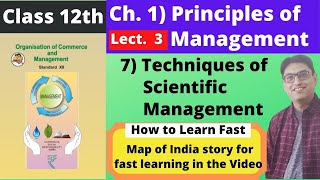 Techniques of Scientific Management