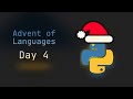 Can a Snake Build a Christmas Tree? 🐍 Python Holiday Magic | Advent of Languages Day 4