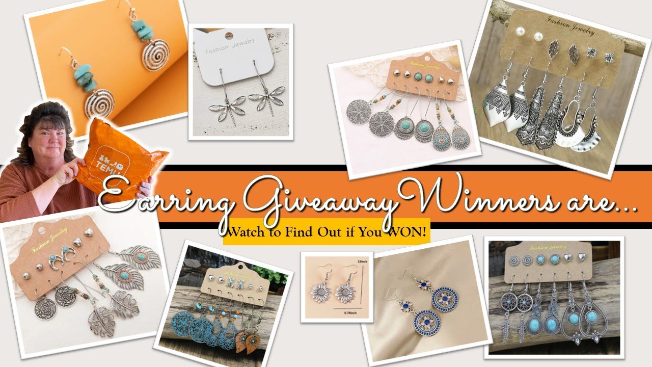 Temu Earring Haul Giveaway: Announcing Our Lucky Winners! 