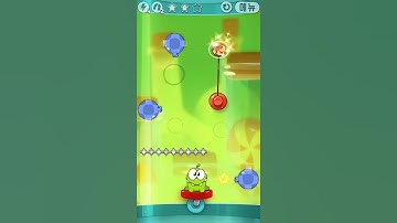 Cut the Rope Experiments 3-12 Sticky Steps, 3Stars