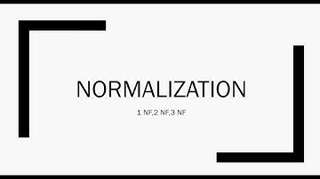Database Normalization
