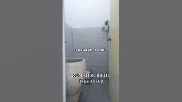 Before After Renovasi Rumah Subsidi by Yulita Ika W #shorts #ydanycorner