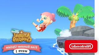Animal Crossing: New Horizons Free Summer Update - Wave 1 - Nintendo Switch... IN REVERSE!