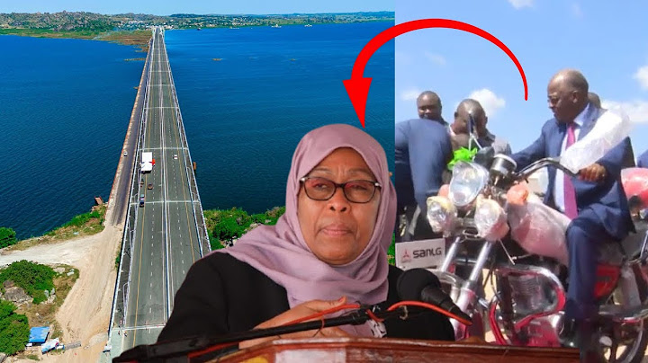 RAIS SAMIA ASIMULIA KISA CHA KUSIKITISHA CHA MAGUFULI NA PIKIPIKI YAKE HADI KUJA NA WAZO LA DARAJA