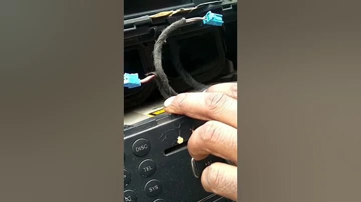 benz w204 redio removal