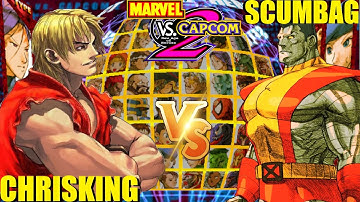 MvC2 Mvci Umvc3 CHRISKING vs SCUMBAG pt 3