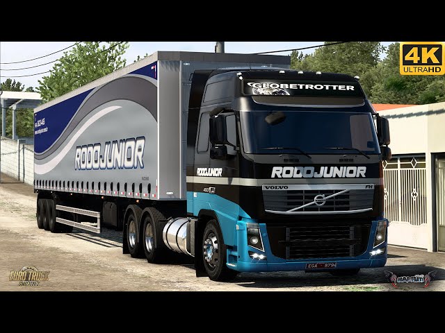 RODOJUNIOR CONJUNTO SKINS FREE VOLVO FH TOP ETS 2 1.44 