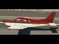 Piper Warrior II 4X-DAD Circuit Eilat Airport (LLET) X Plane 11 simulator