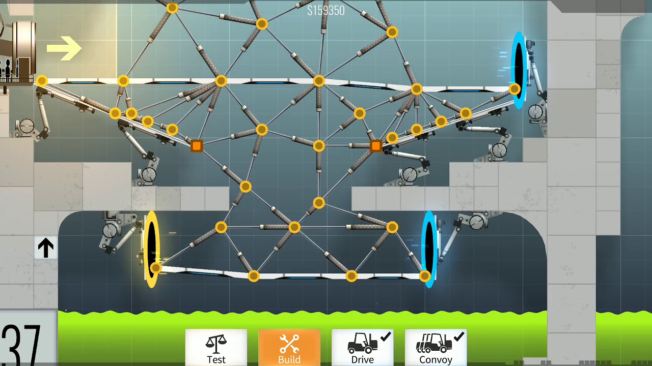 Bridge Constructor Solution Chapter 4 Portal 31 to 40 - YouTube