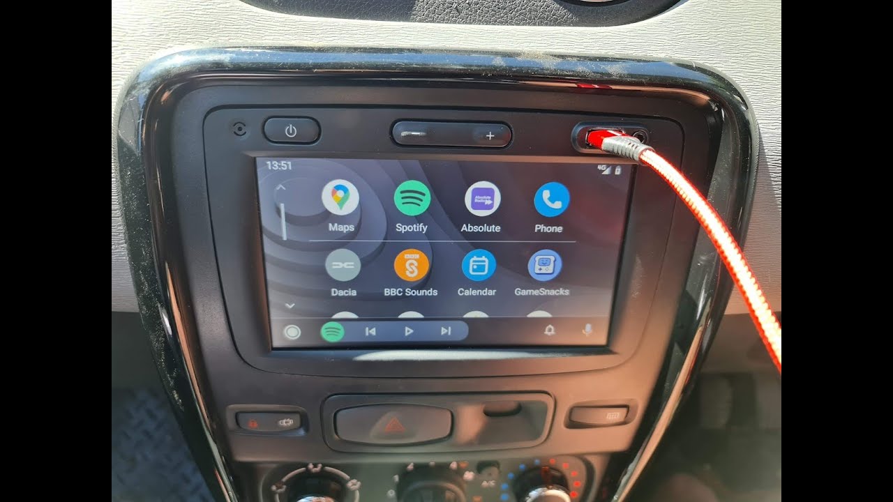 Autoradio Apple Carplay pour Dacia Sandero Duster 