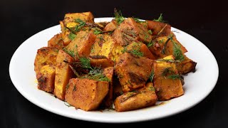 Easy vegan pumpkin recipe: The easy way to bake pumpkin with herbs & spices