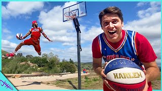 HOW TO BE A HARLEM GLOBETROTTER! Ft. Chris Staples - Dunk League Champion, Ex-Globetrotter