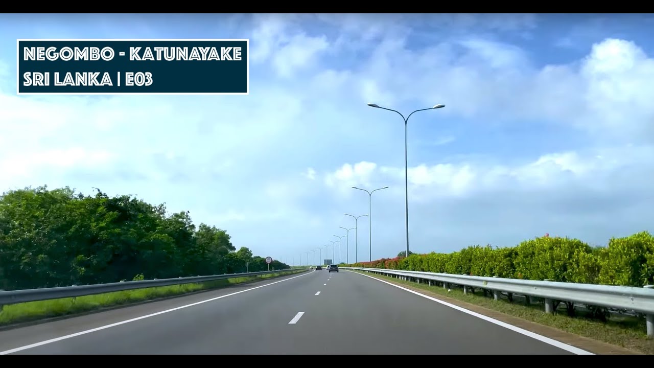 4K  Drive From Negombo to Colombo Express Way  E03