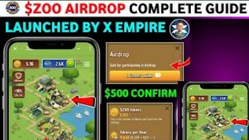 Zoo airdrop complete guide | X Empire launched new telegram Airdrop | Zoo telegram bot