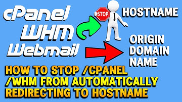 How to Redirect /cpanel/whm/webmail users to original domain name with or without SSL?
