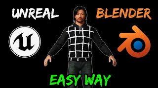 Easiest Way To Export Metahuman From Unreal Engine 5 to Blender With Animation....