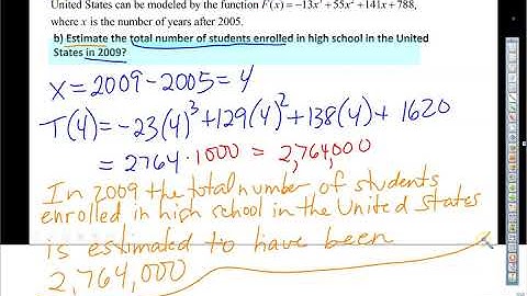 Math 3 Unit 3A Modeling with Polynomials