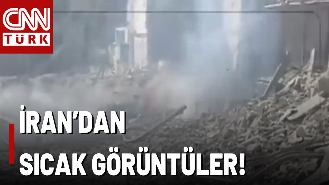 SON DAKİKA🚨İran Basını Paylaştı: İran'a Saldırı Sonrası Sıcak Görüntüler!