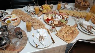 #brunch   فطور مغربي  لناس عزاز❤️افكار لتنظيم وصفات،تنسيق الطاولة وطريقتي في تعمار اتاي