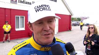 Scott Dixon talks about his crash in 2017 Indy 500