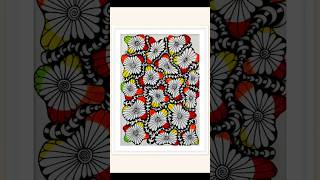 Day 26 Zentangle Easy Patterns #drawing #zentangle #tangled #doodle #art