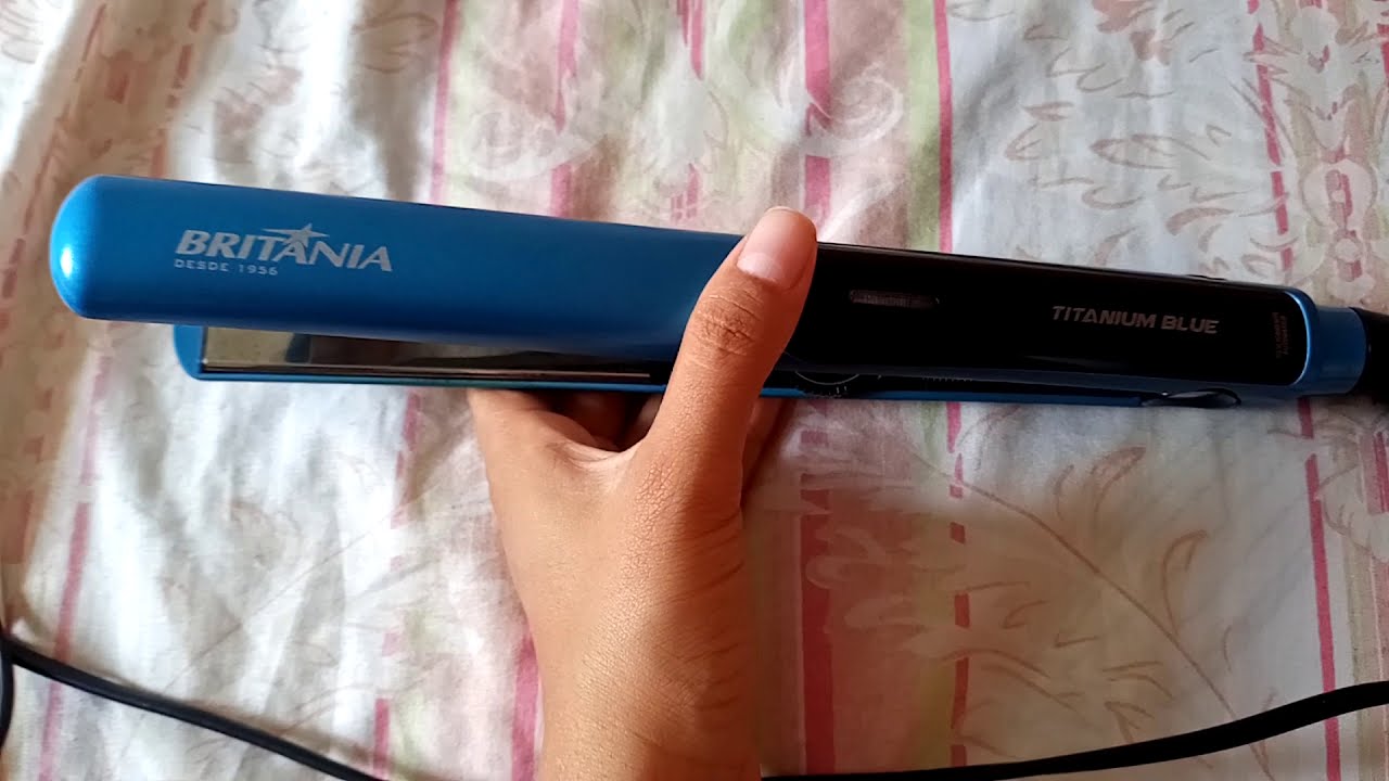 Chapinha/Prancha de Cabelo - Britânia Titanium Blue Bivolt é boa ...