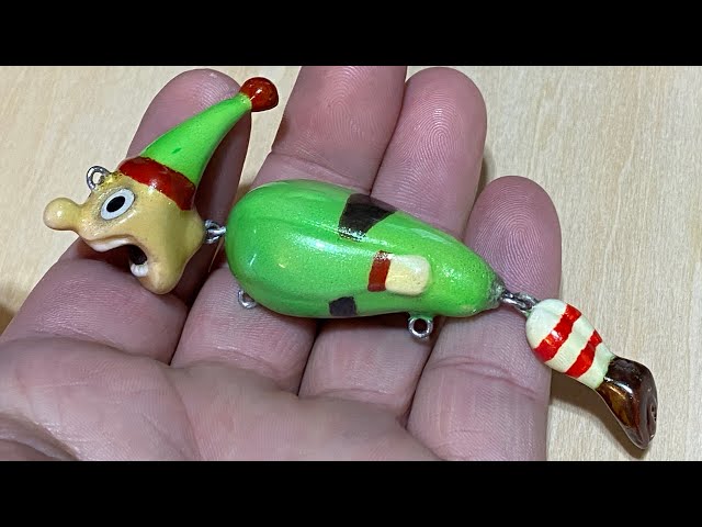 MERRY CHRISTMAS Elf fishing lure #christmas #fishing #lures 