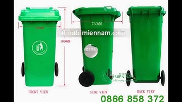 Địa chỉ bán thùng rác nhựa y tế, thùng rác nhựa 240 lít, thùng rác nhựa 120lit.