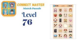 Connect Master Level 76 | Match Puzzle | Visual Logic Puzzle Gameplay 🧠✨