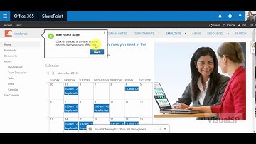 Creating a Walkthrough - VisualSP Office 365 training application