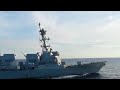 Видео операции по вытеснению американского эсминца из российских вод