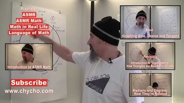 ASMR Math: Basic Trigonometric Ratios and the Unit Circle -- Male, Soft-Spoken