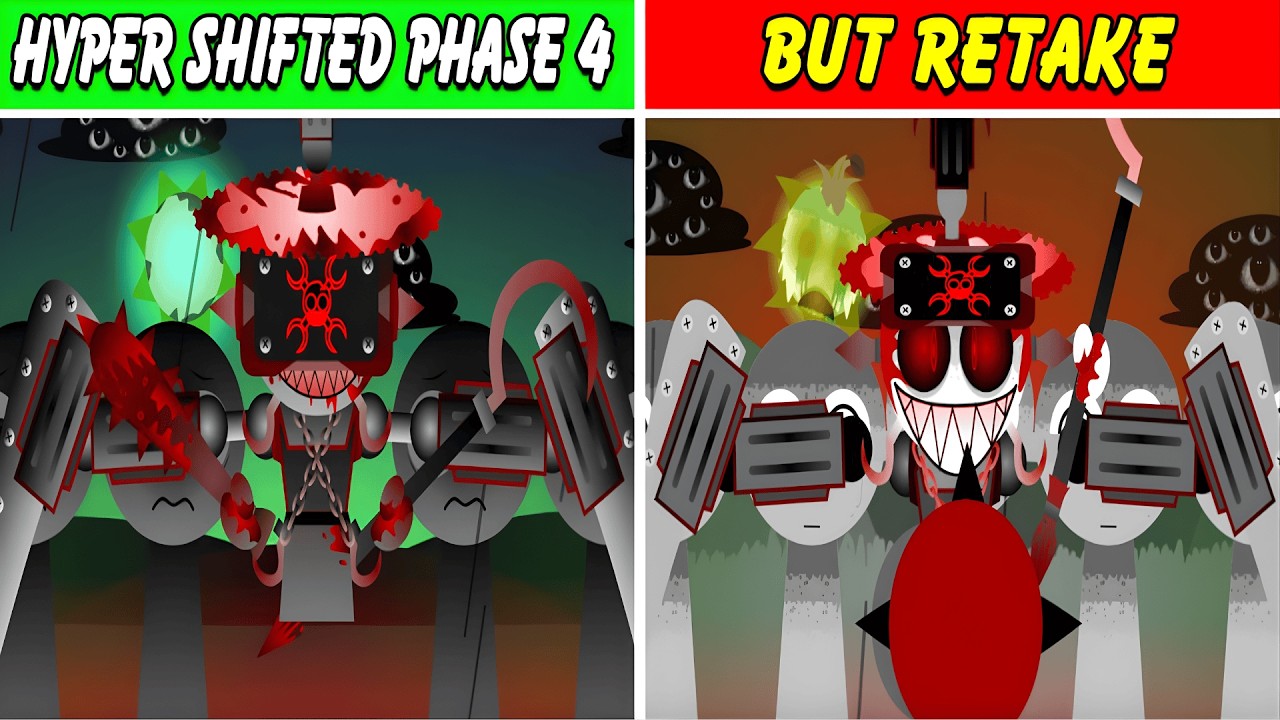 Incredibox Sprunki: Hyper Shifted Phase 4 But Retake (Best Mod)