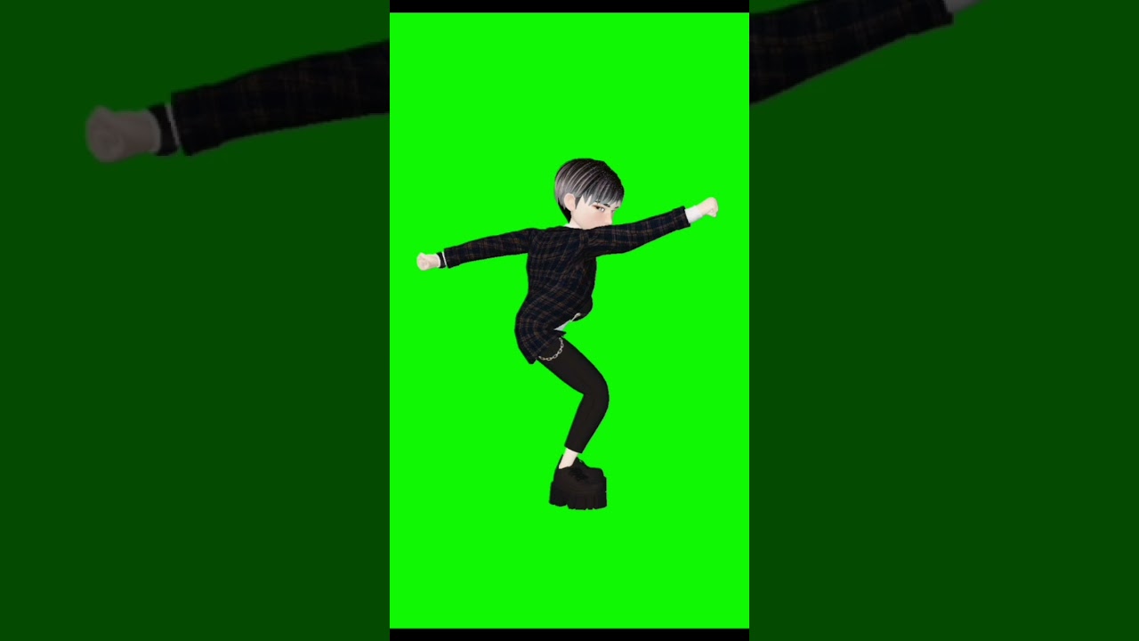 dance boy//green screen//cartoon animation//VFX video!