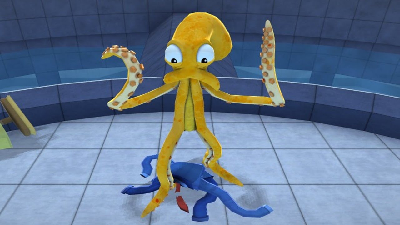 Octopuses are scared of jungle gyms. Octodad: Dadliest Catch Live