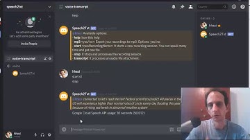 Discord Speech to Text Bot