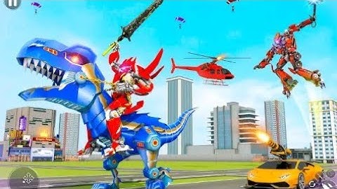 Tank Robot Car Game 2022  _ Robot Dinosaur Games #1 - Android Gameplay FHD