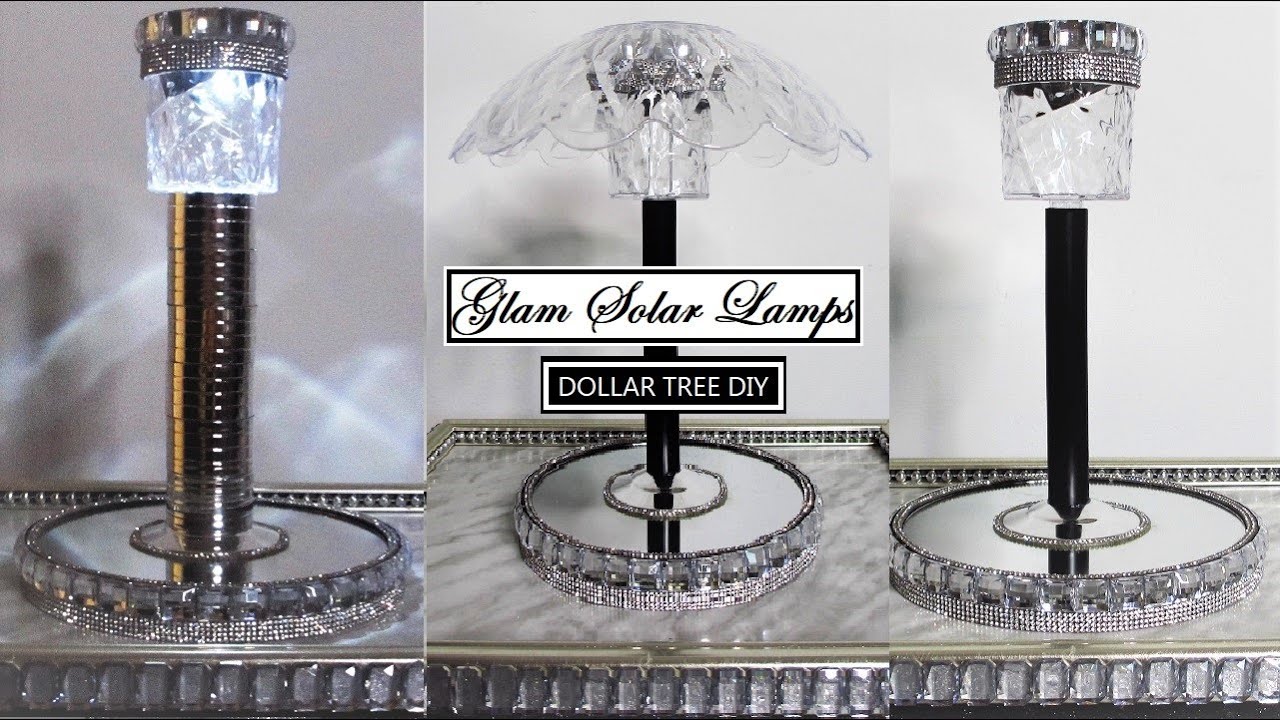 3 Stunning Designs Glam Solar Lamps Glam Home Decor Dollar Tree