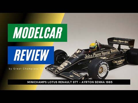 REVIEW Minichamps 1:12 Diecast Lotus 97T F1 modelcar, Ayrton