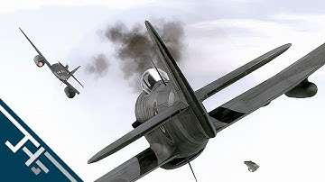 War Thunder: Tempest Mk V [Vickers P] vs JETS (Simulator Battles)