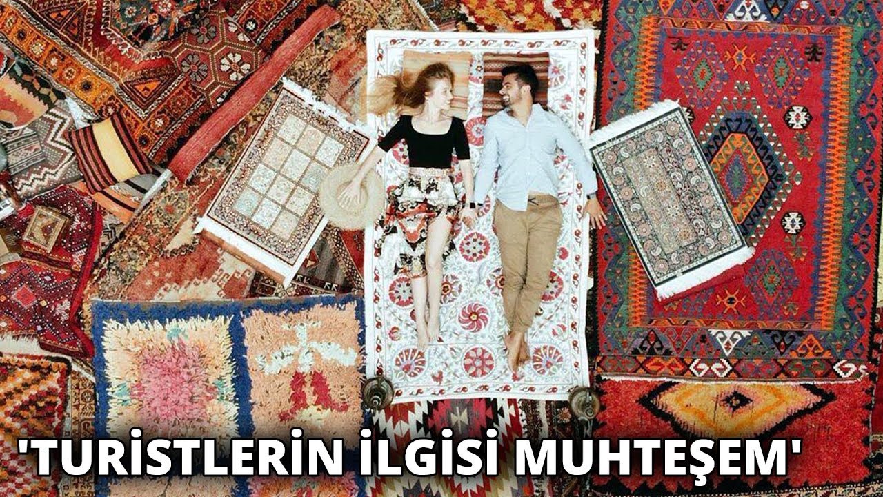 Rengarenk halı hanı, fotoğraf stüdyosu oldu