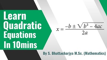 Quadratic equation for Diploma Engineering Polytechnic Mathematics 1st year all semester