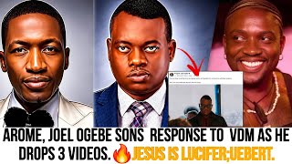 Apostle Arome, Joel Ogebe And Sons Response To VeryDarkMan | Uebert Angel On Jesus Is Lucifer🔥🔥..