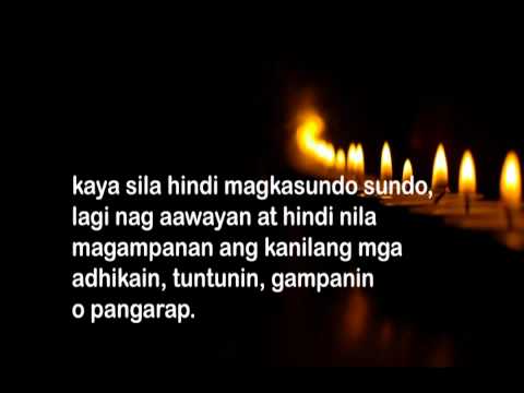 Mga Tuntunin ng Mga Espirituhanon - Ang Kandila.wmv