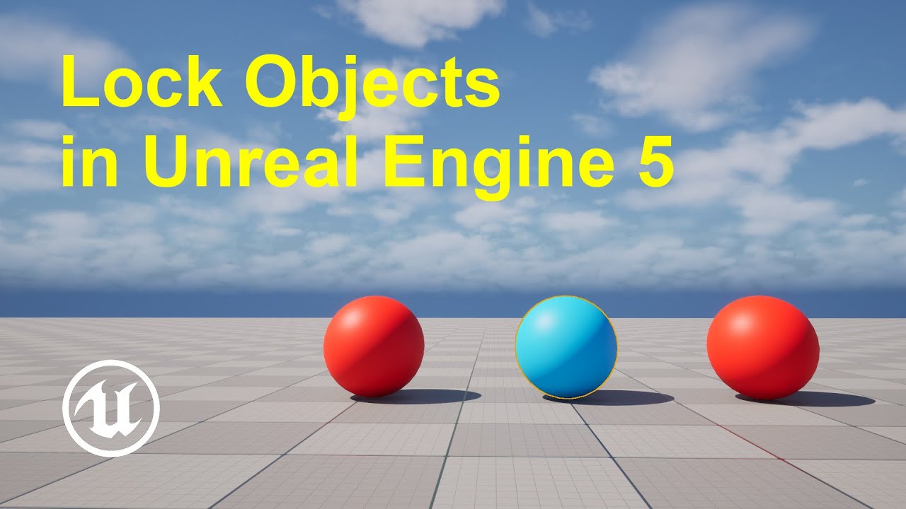 How to Lock Objects in Unreal Engine 5 - YouTube
