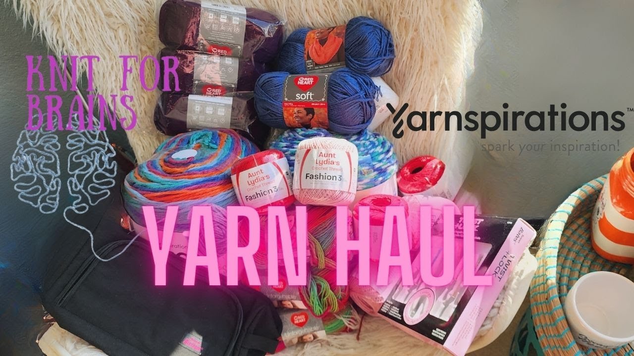YARN HAUL! Check out my latest Yarnspirations Haul! YouTube