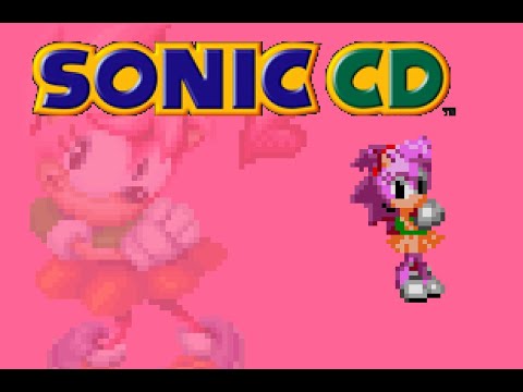 Amy Rose in sonic CD Playthrough - YouTube